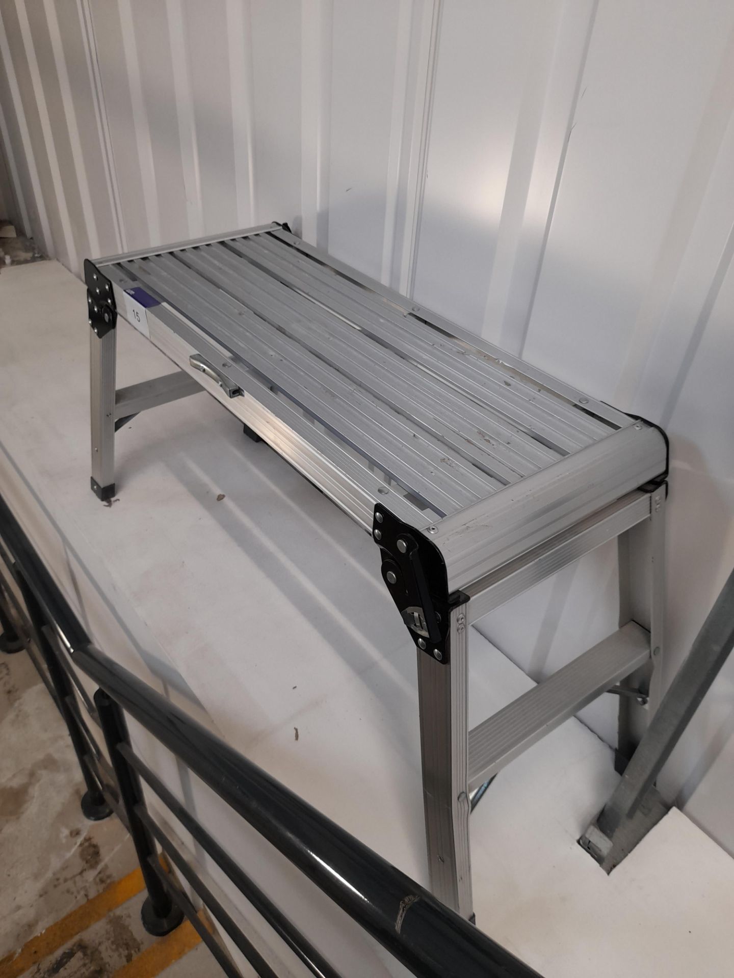 Aluminium folding step - Image 3 of 3