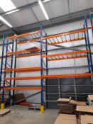 4 x Bays of STOW 12 boltless pallet racking, to include; 6 – uprights approx. 5.5m high, 1100mm
