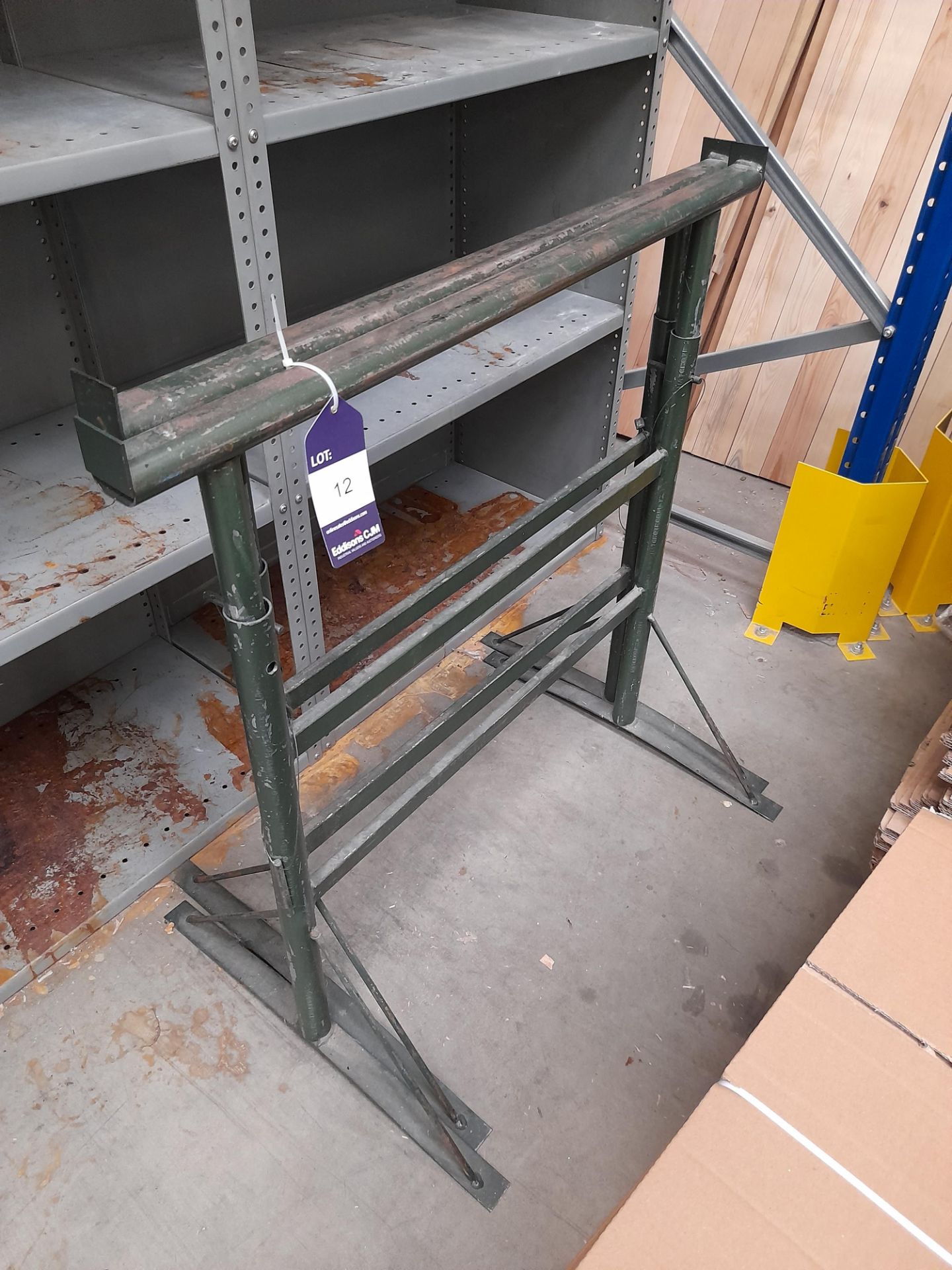 2 x Adjustable height trestles