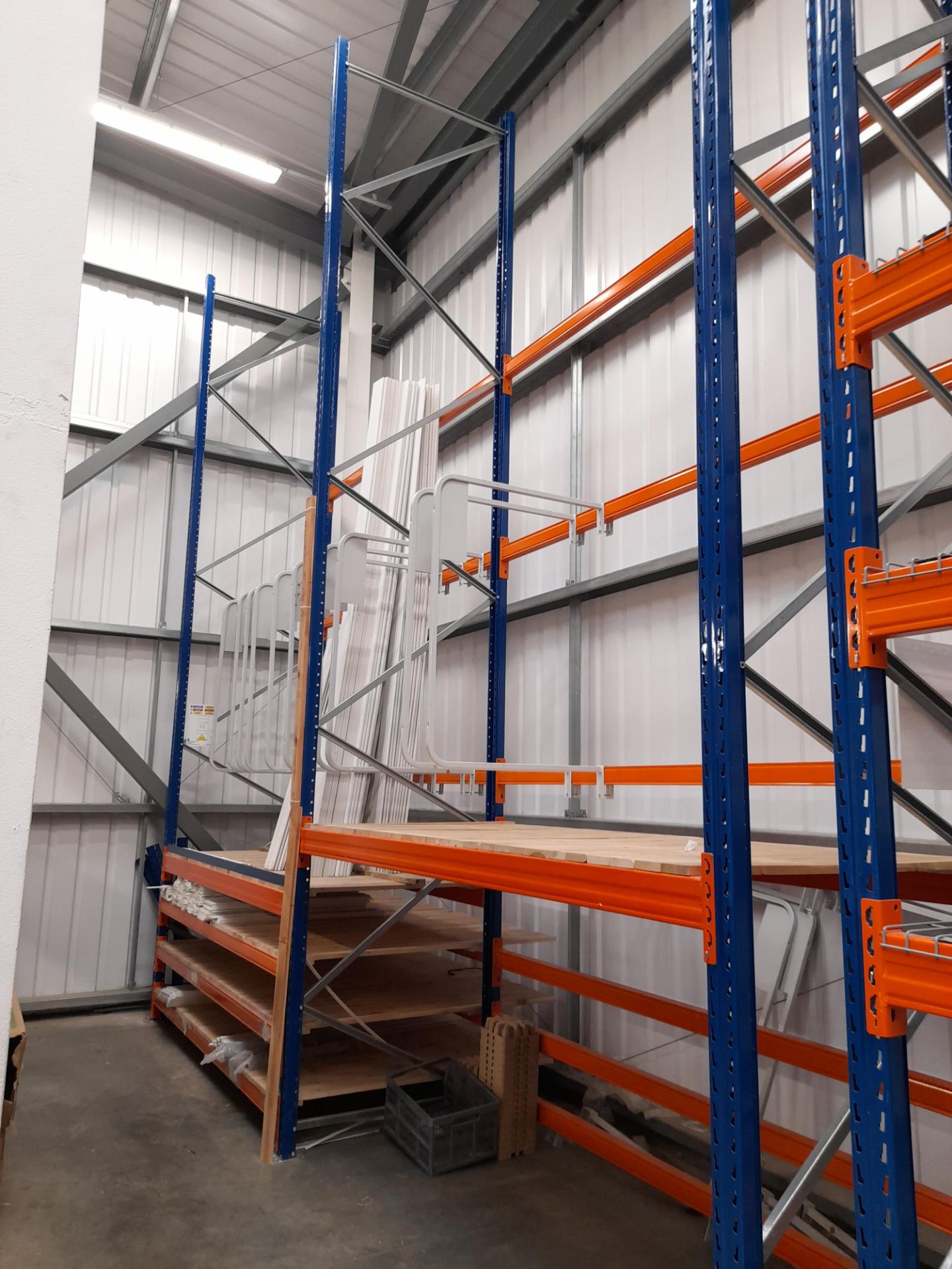 4 x Bays of STOW 12 boltless pallet racking, to include; 6 – uprights approx. 5.5m high, 1100mm - Image 3 of 6