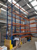 2 x Bays of STOW 12 boltless pallet racking, to include; 3 – uprights approx. 5.5m high, 1100mm