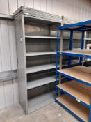 4 x Metal shelving units, approx. 1900mm high, 910mm wide, 475mm depth- located on mezzanine floor