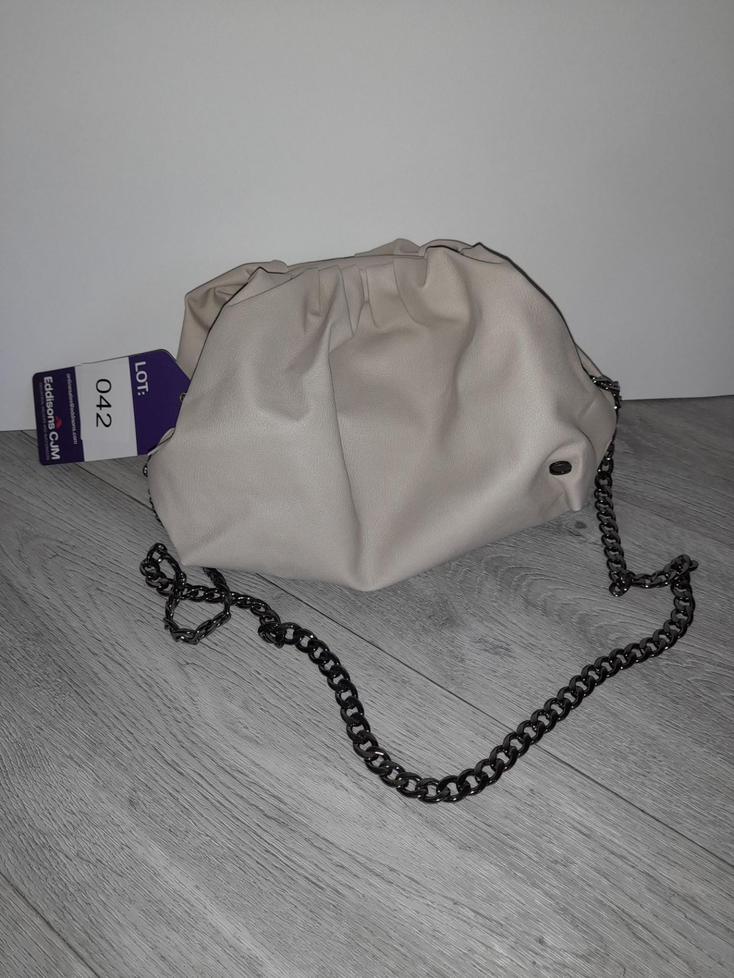 Maviya “Harmony Mini” Cream Small Slouchy Bag for Shoulder or Cross Body Wear with Faux Suede Lining