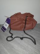 Maviya “Harmony Mini” Brown Small Slouchy Bag for Shoulder or Cross Body Wear with Faux Suede Lining