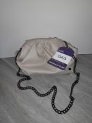 Maviya “Harmony Mini” Cream Small Slouchy Bag for Shoulder or Cross Body Wear with Faux Suede Lining