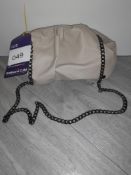 Maviya “Harmony Mini” Cream Small Slouchy Bag for Shoulder or Cross Body Wear with Faux Suede Lining