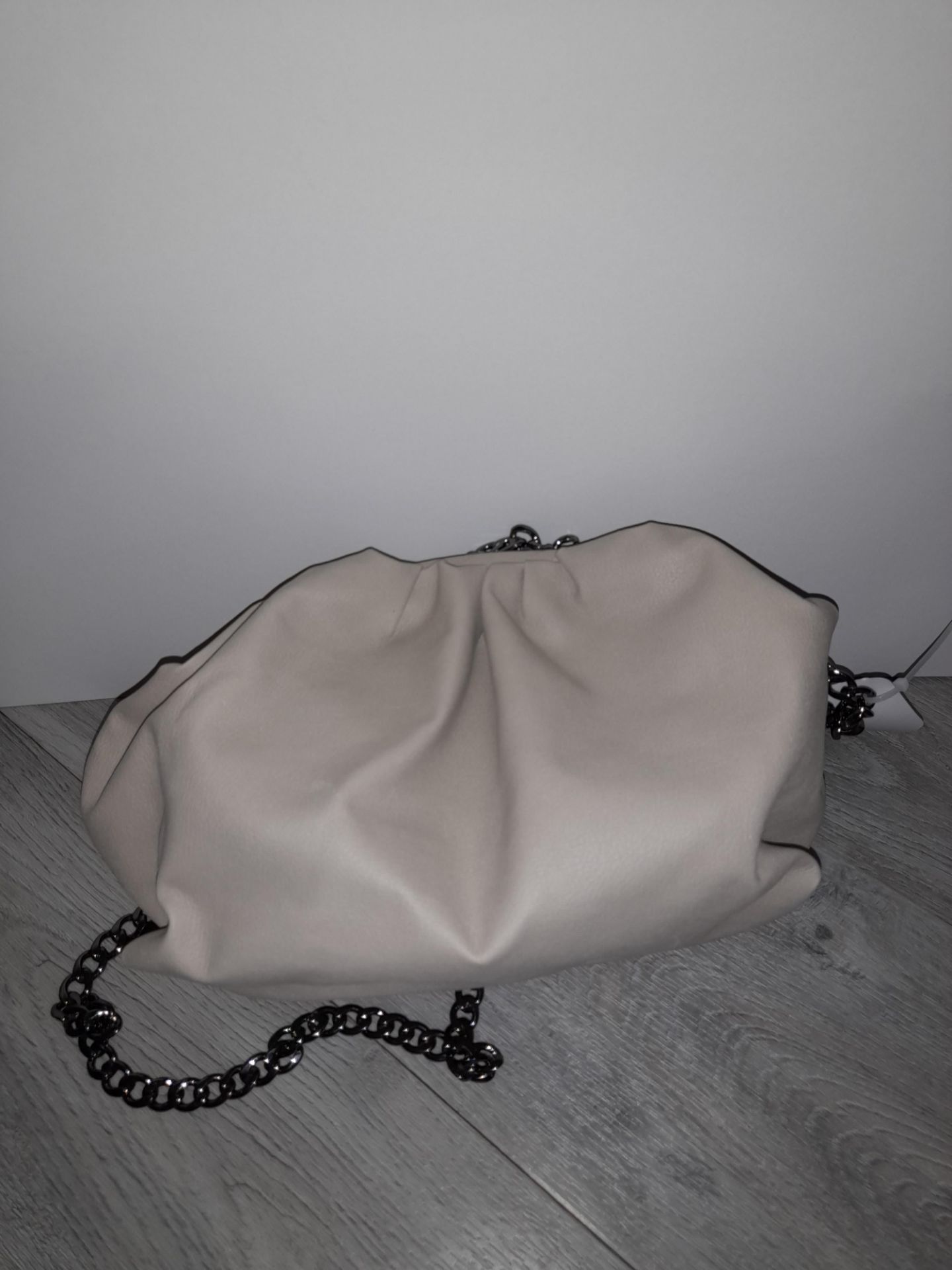 Maviya “Harmony Mini” Cream Small Slouchy Bag for Shoulder or Cross Body Wear with Faux Suede Lining - Image 2 of 3