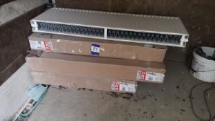 4 Kudox T22 Double Panel Radiators, various sizes