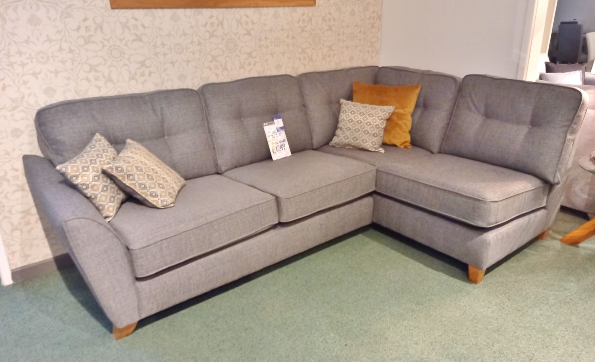 Ashley Medium Corner Sofa with Chaise Rrp. £1249 - Image 5 of 6