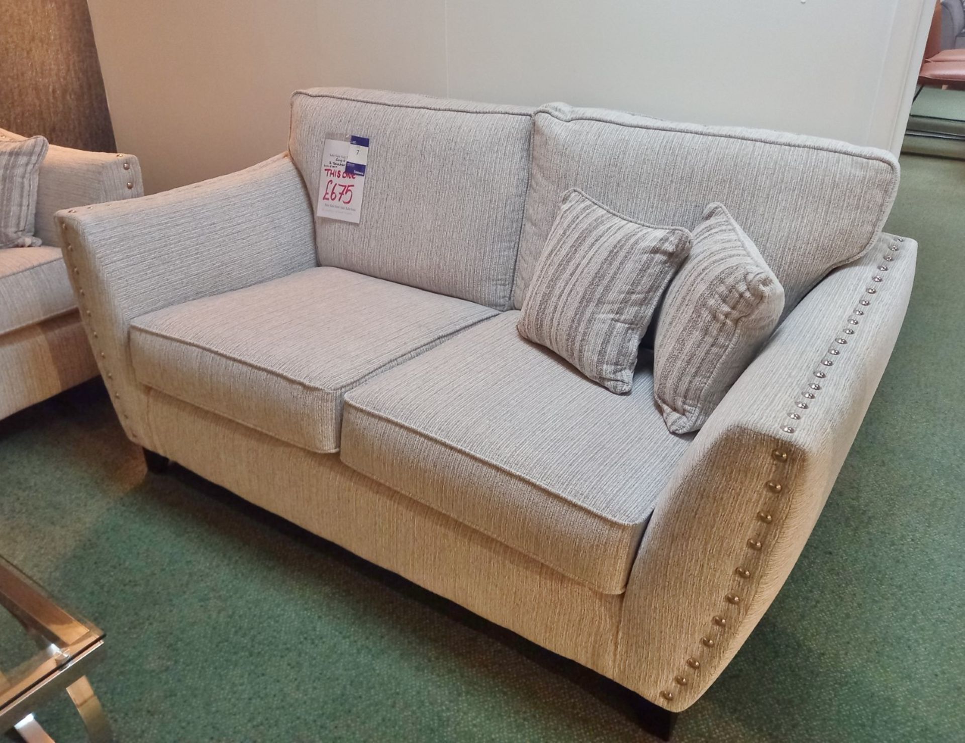 Regis 2-Seater Sofa Rrp. £675 - Image 4 of 4