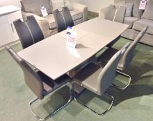 Argentina Extending Table & 6 Chairs (1800 x 800) Rrp. £1275