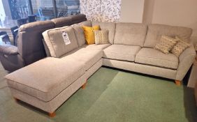 Ashley Medium Corner Sofa with Chaise Rrp. £1249