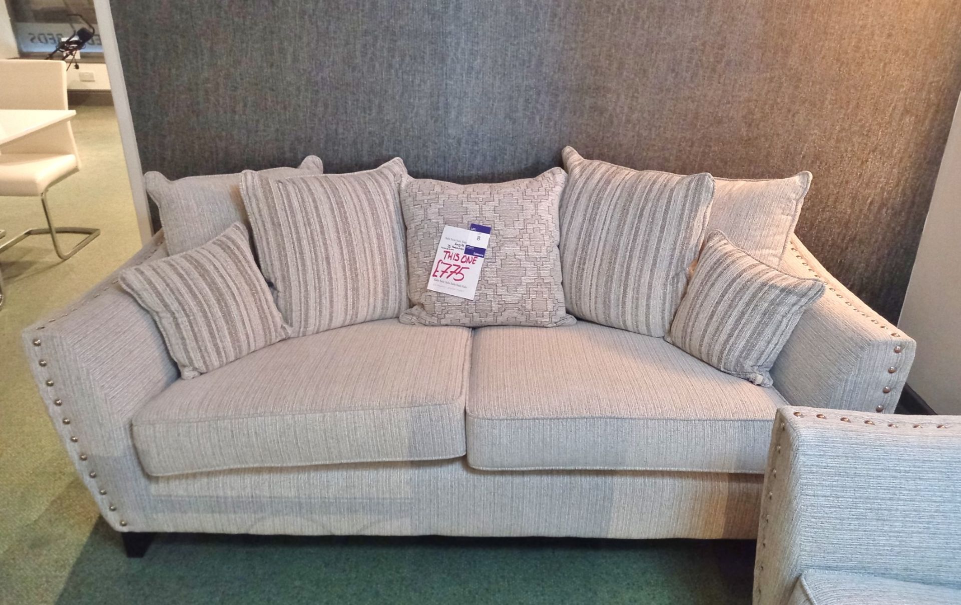 Regis 3-Seater Sofa Rrp. £775 - Image 4 of 4