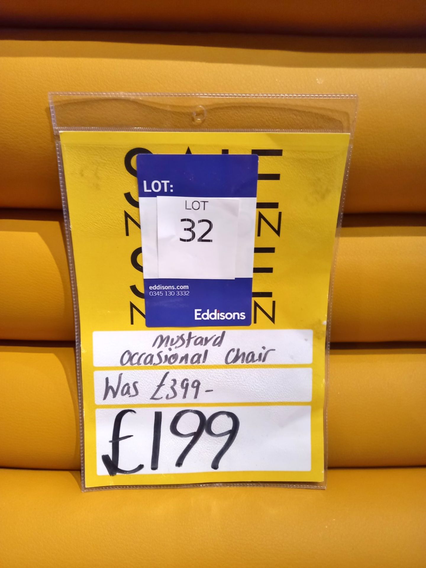 Mustard Occasional Chair Rrp. £199 - Image 2 of 3