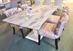 Saturn Medium Table & 4 Chairs (1500 x 900) Rrp. £799