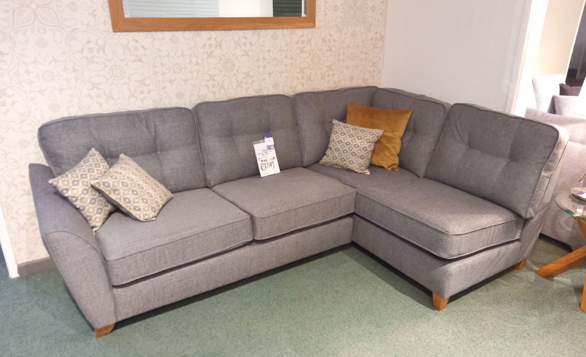 Ashley Medium Corner Sofa with Chaise Rrp. £1249 - Image 4 of 6