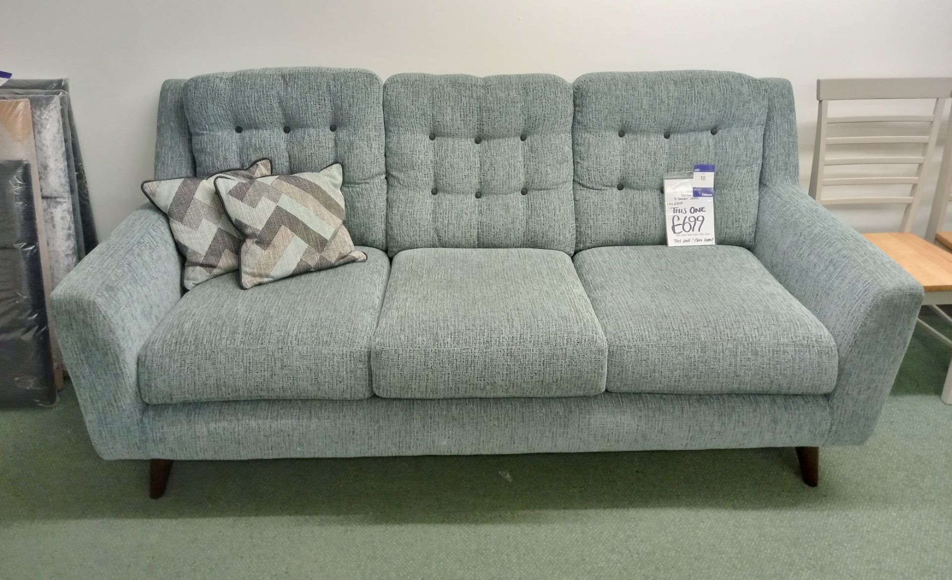 Tesso 3-Seater Sofa Rrp. £699 - Image 2 of 4