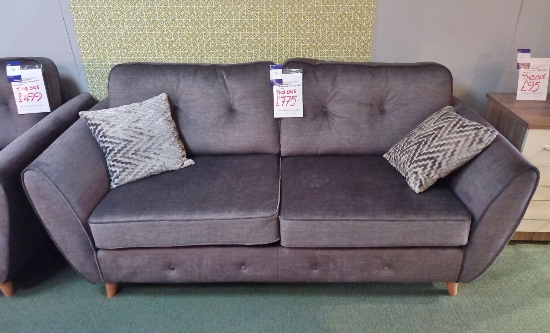 Holborn 3-Seater Sofa Rrp. £775 - Image 4 of 4