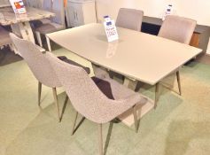 Venice Extending Table & 4 Chairs (2000 x 900 fully extended) Rrp. £1249