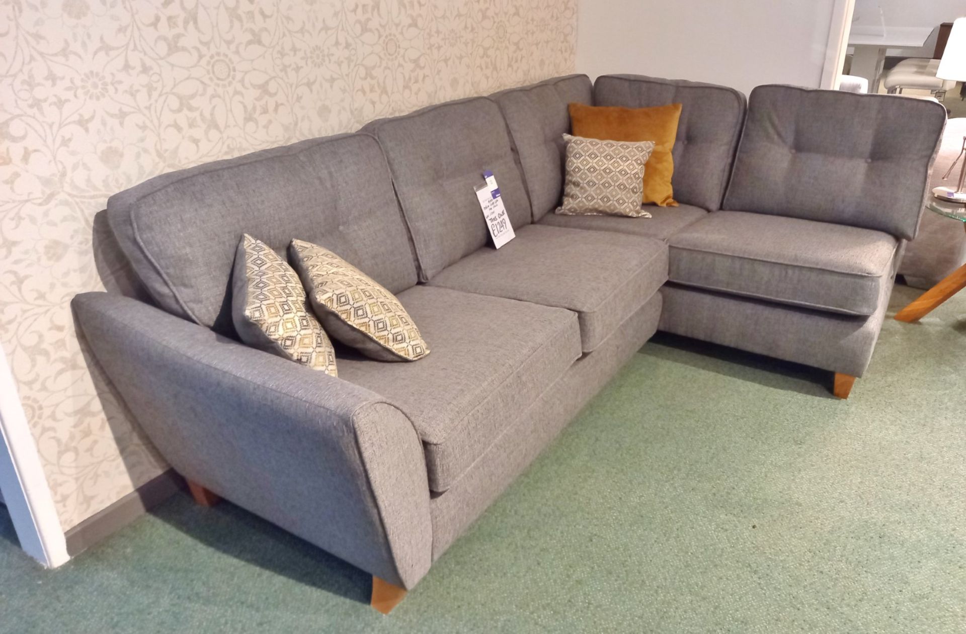 Ashley Medium Corner Sofa with Chaise Rrp. £1249 - Image 6 of 6