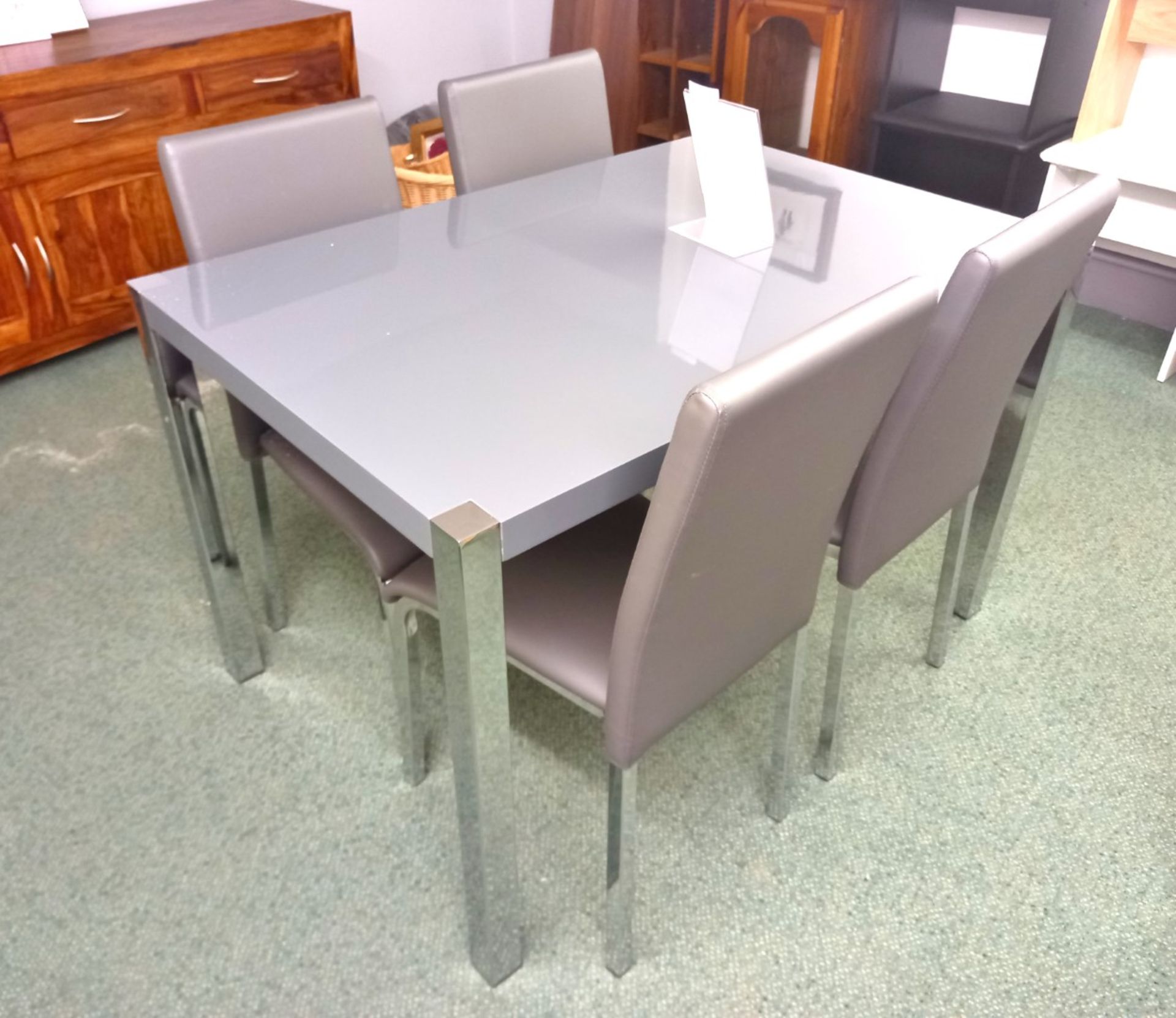 Charisma Table & 4 Chairs (1200 x 800) Rrp. £399