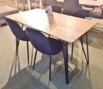 Turin Table & 4 Chairs (1400 x 800) Rrp. £425