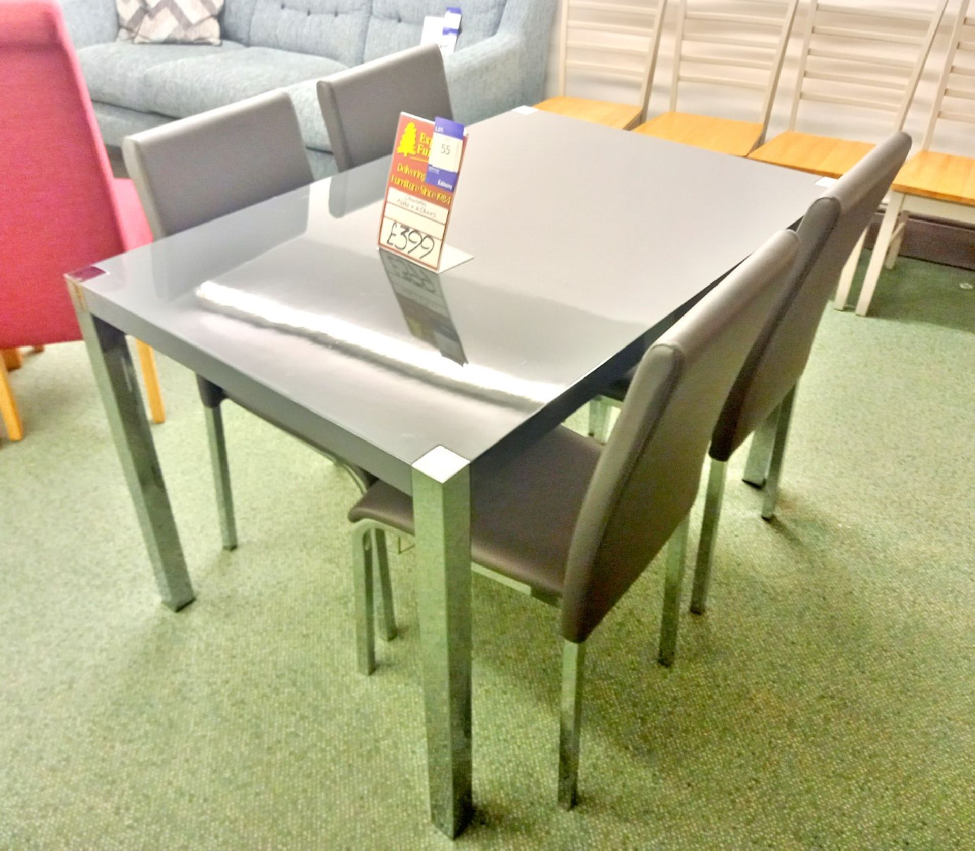 Charisma Table & 4 Chairs (1200 x 800) Rrp. £399 - Image 5 of 5