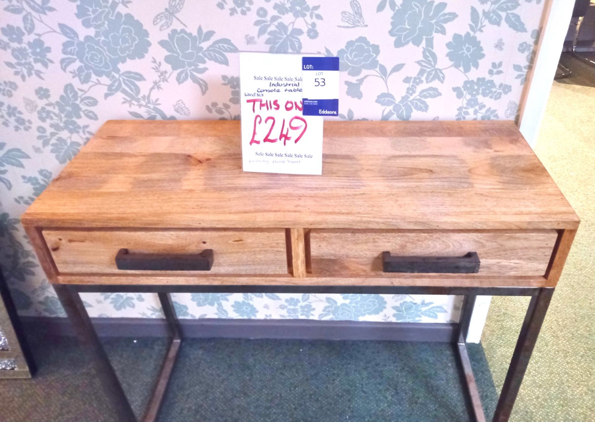 Industrial Console Table (900 x 360) Rrp. £249 - Image 3 of 4