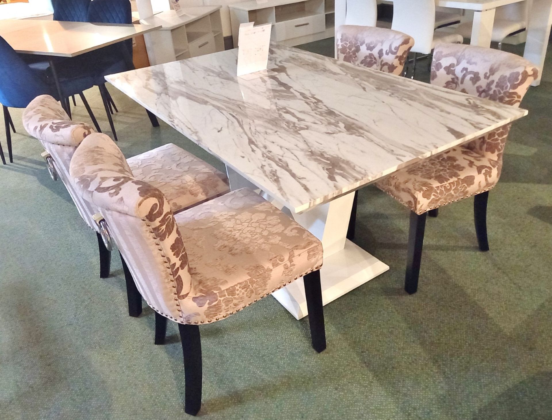 Saturn Medium Table & 4 Chairs (1500 x 900) Rrp. £799 - Image 2 of 7