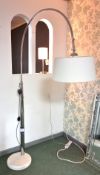 Floor standing Lamp with Marble Base