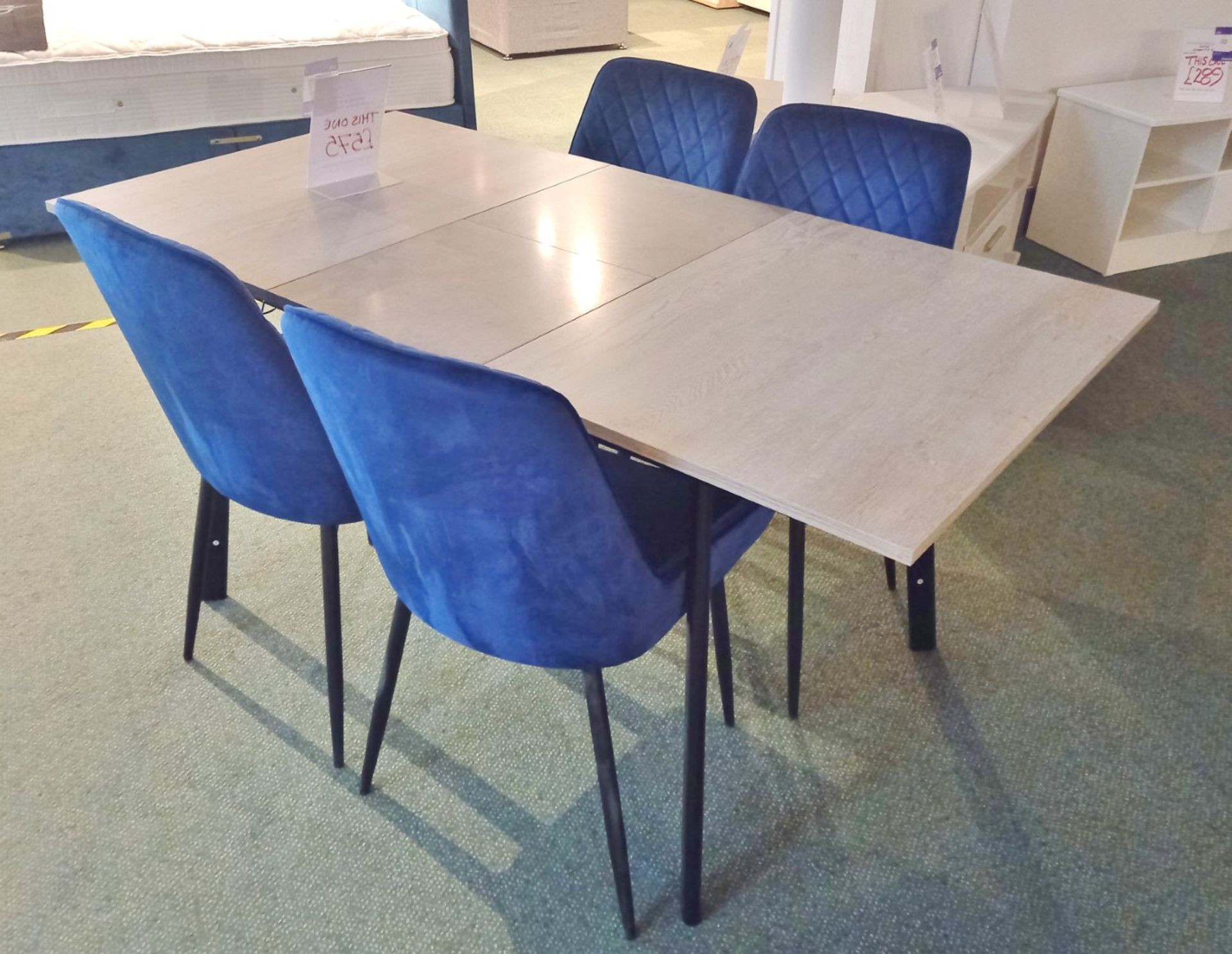 Concrete Effect Extending Table (1.65m fully extended) Rrp. £575 - Image 2 of 6