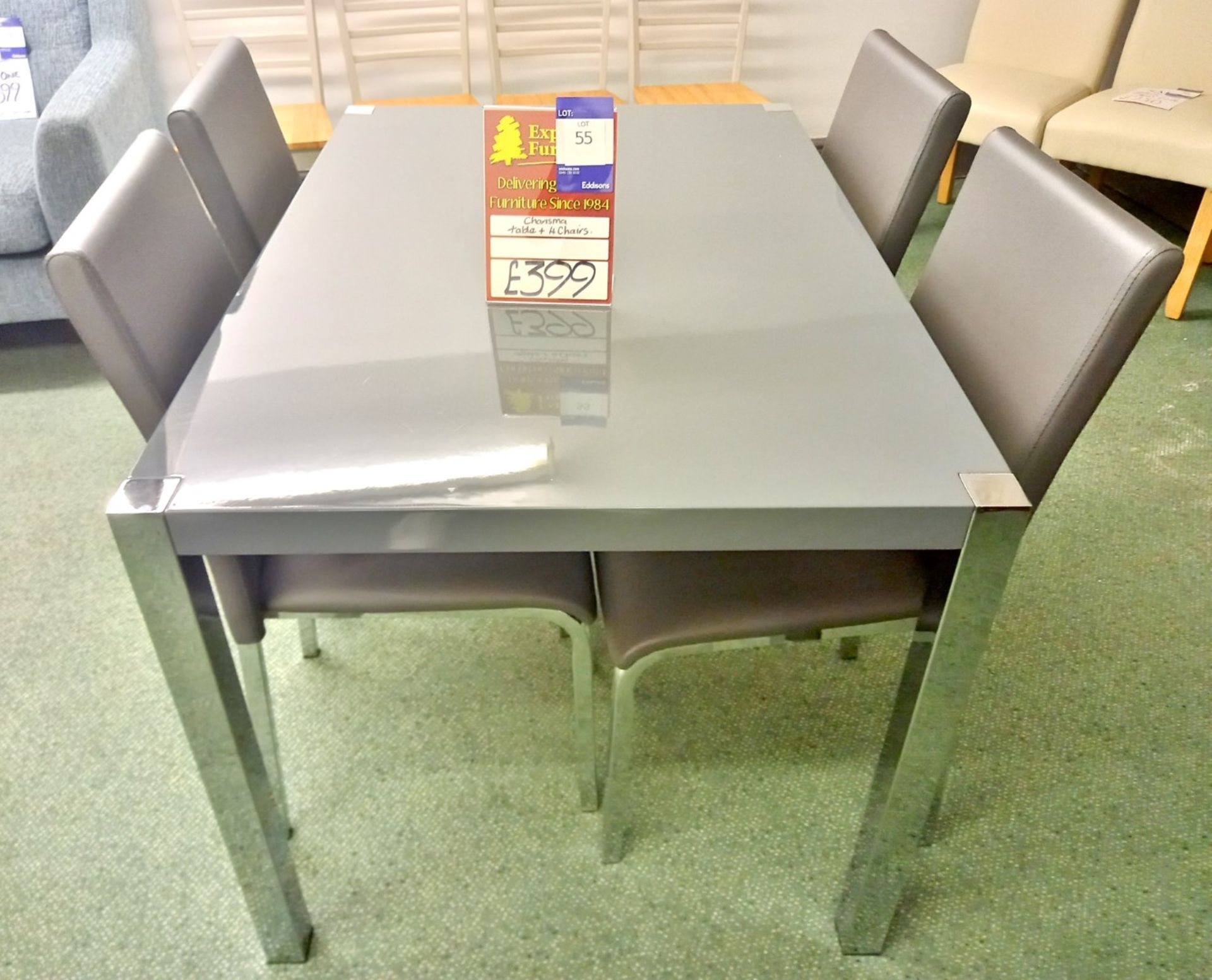 Charisma Table & 4 Chairs (1200 x 800) Rrp. £399 - Image 4 of 5