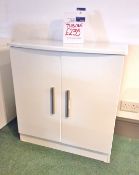 White Gloss 2 Door Cupboard (710 x 420) Rrp. £235