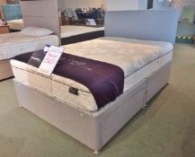 Beauty 1500 Memory Divan Double Bed & Mattress Rrp. £549