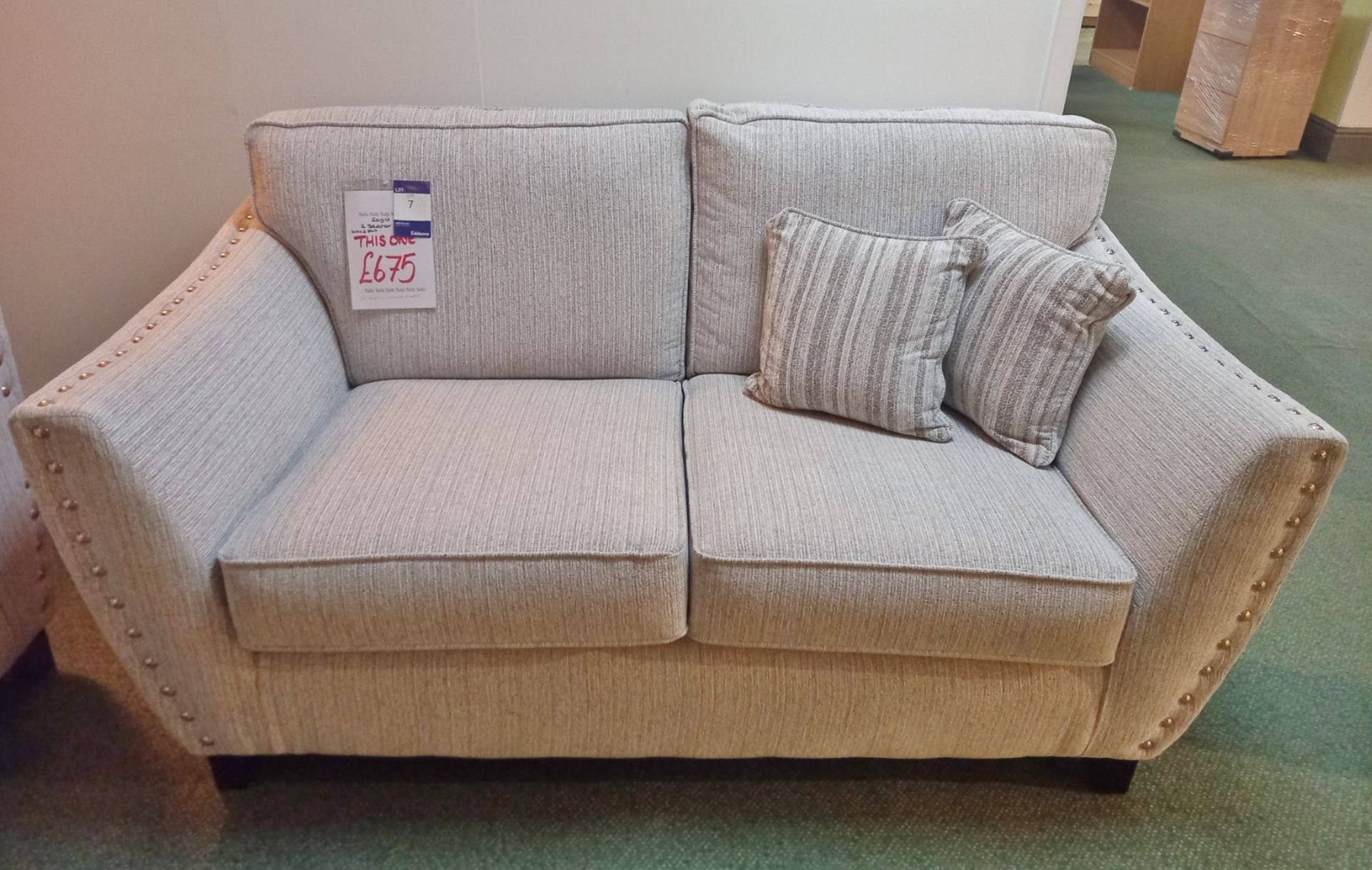 Regis 2-Seater Sofa Rrp. £675 - Image 3 of 4