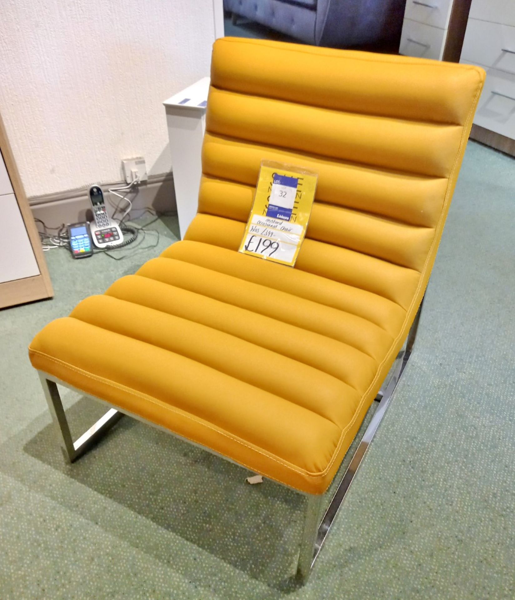 Mustard Occasional Chair Rrp. £199 - Image 3 of 3