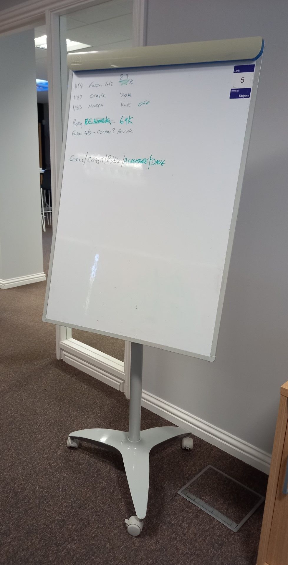 The Boards Company Mobile White Board