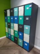 6 x 5 Door Contemporary Personnel Lockers