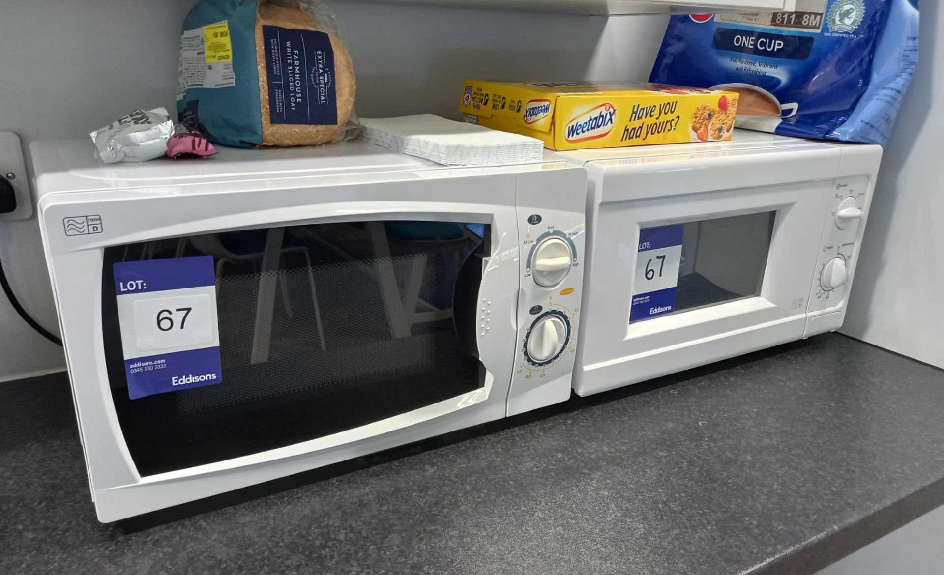 2 x Various Microwave Ovens with Kettle