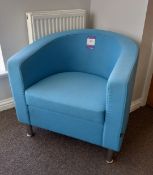 Upholstered Reception Tub Chair