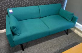 Contemporary Upholstered 2 Seater Sofa