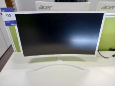 ACER ED 242QR Widescreen 23.6" LCD Monitor, LED Backlit, 545.80 mm x 326 mm x 64.80 mm, 545.8 mm x