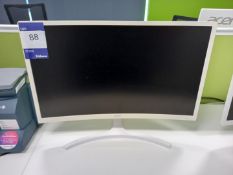 ACER ED 242QR Widescreen 23.6" LCD Monitor, LED Backlit, 545.80 mm x 326 mm x 64.80 mm, 545.8 mm x