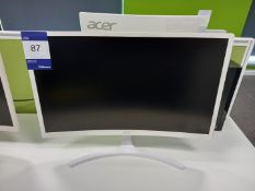 ACER ED 242QR Widescreen 23.6" LCD Monitor, LED Backlit, 545.80 mm x 326 mm x 64.80 mm, 545.8 mm x