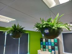 2 x Artificial Hanging Baskets