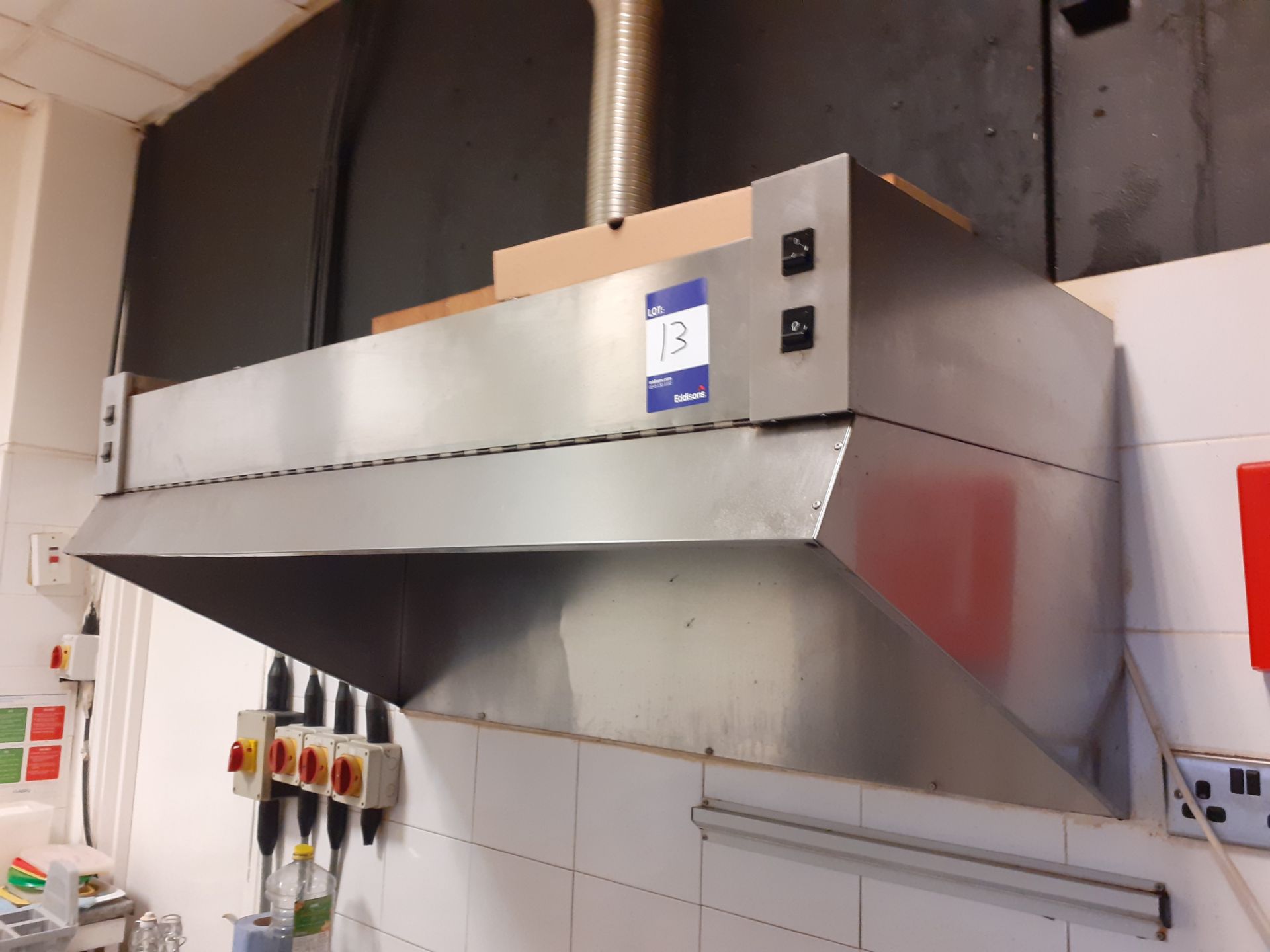 Stainless Steel Fume Extraction Canopy 1200mm - Image 2 of 2