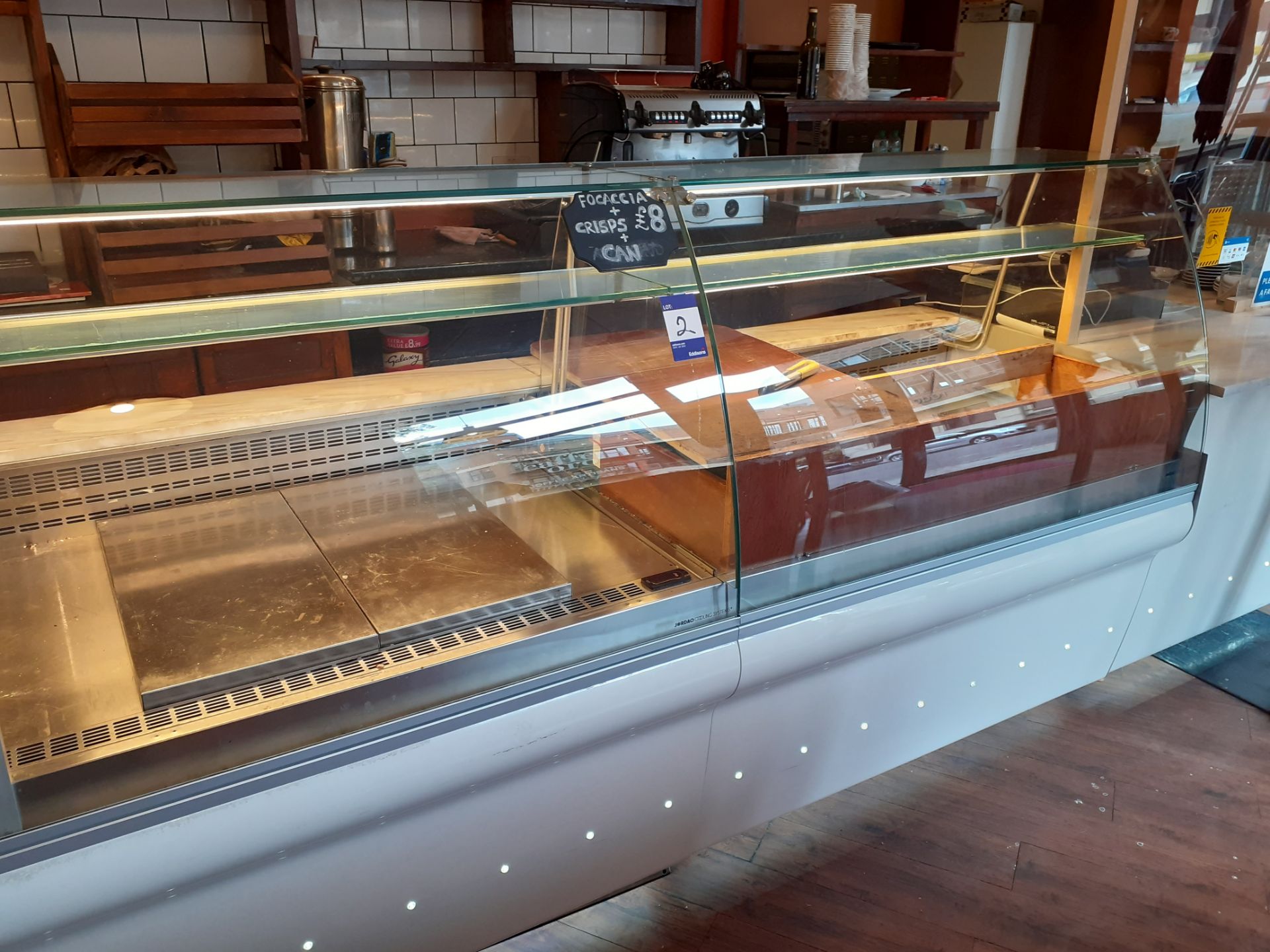 Jordao Vitel Vent Tot CG FI VCV IPS 2050 Epoxy Refrigerated Serve Over Counter Serial Number 14.