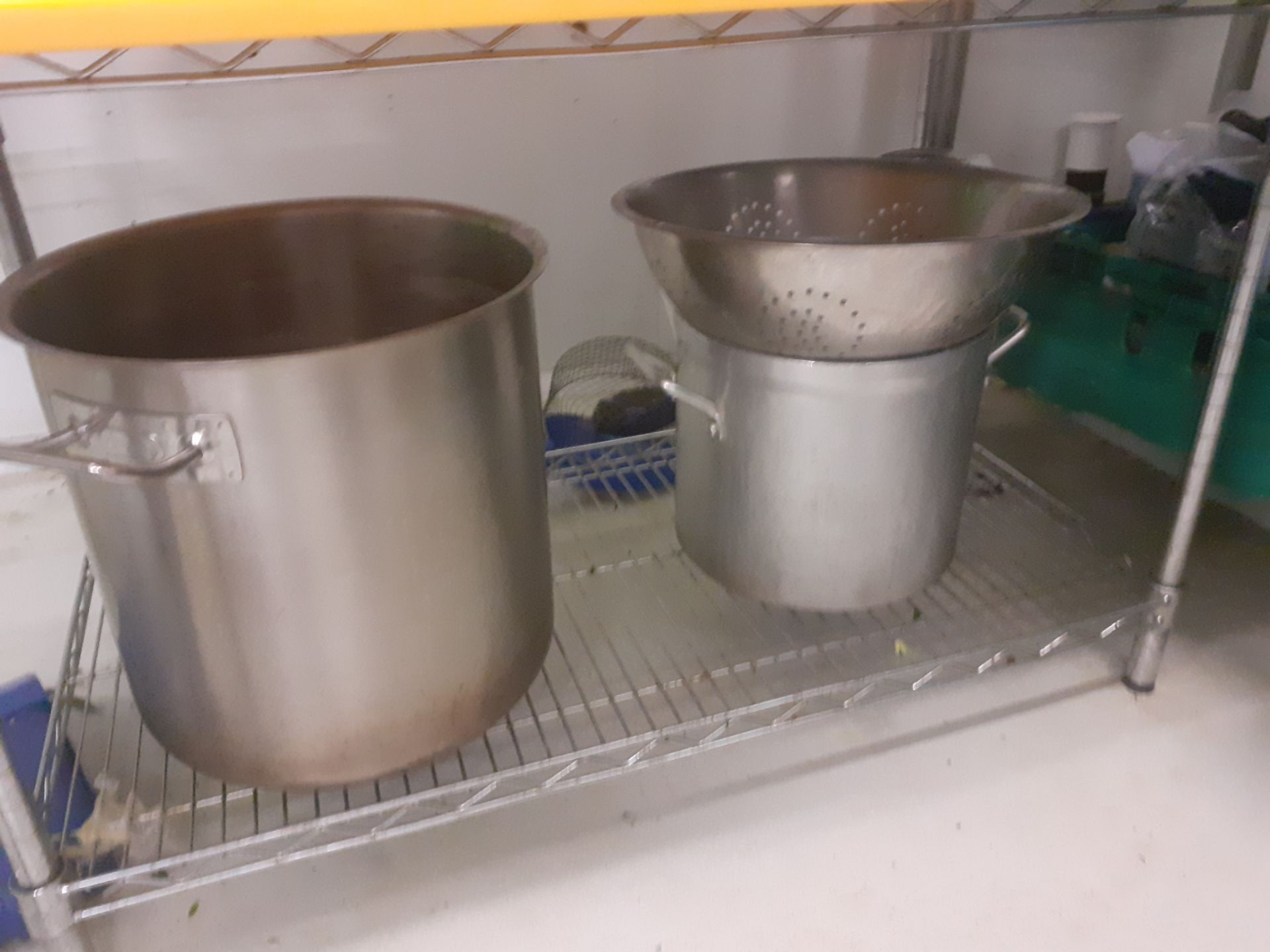 Quantity of Stainless Steel Pots, Pans & Utensils - Image 2 of 9