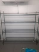 Dexa Green Wire 4-Tier Shelving Unit 1800mm