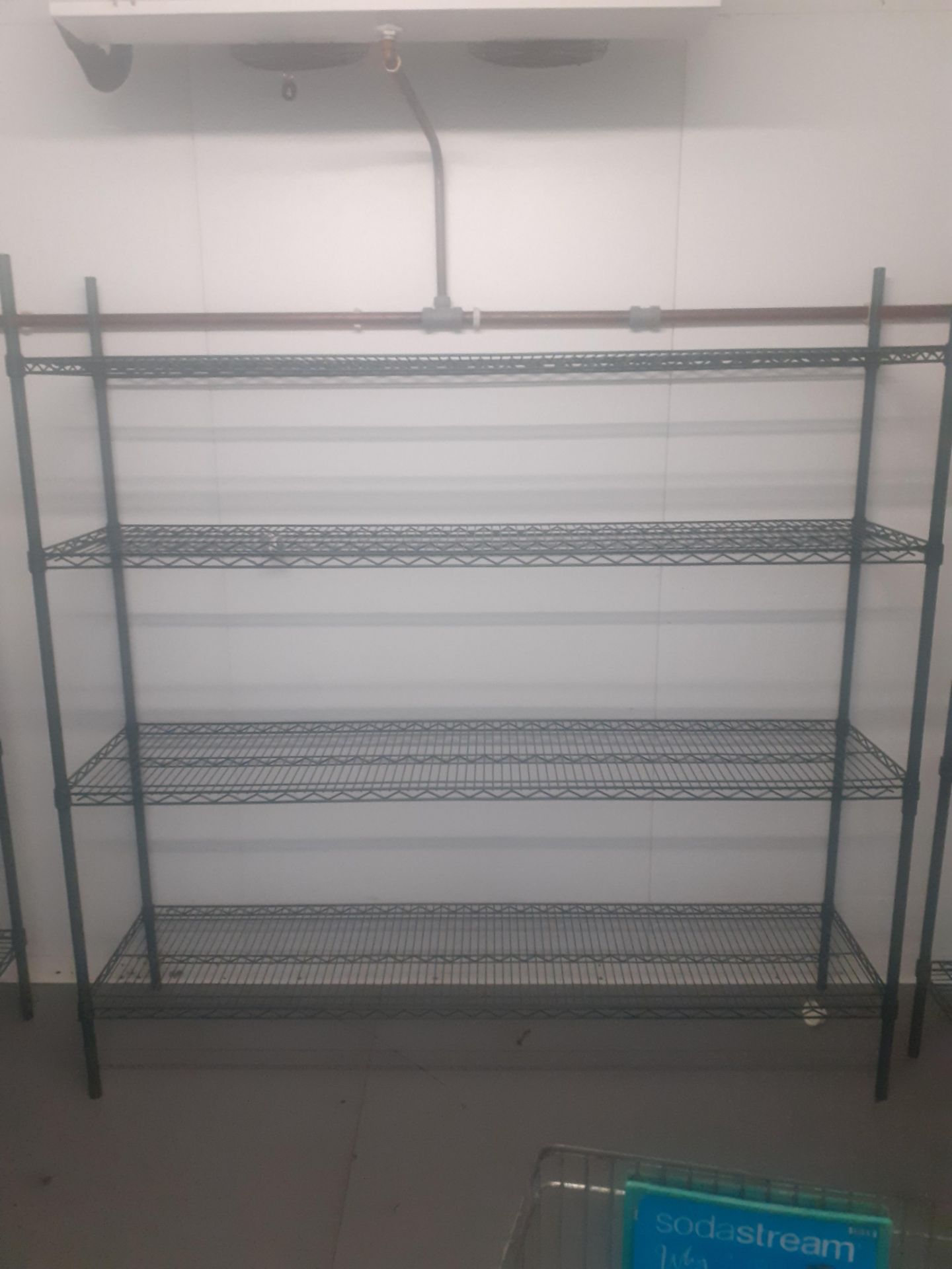 Dexa Green Wire 4-Tier Shelving Unit 1800mm